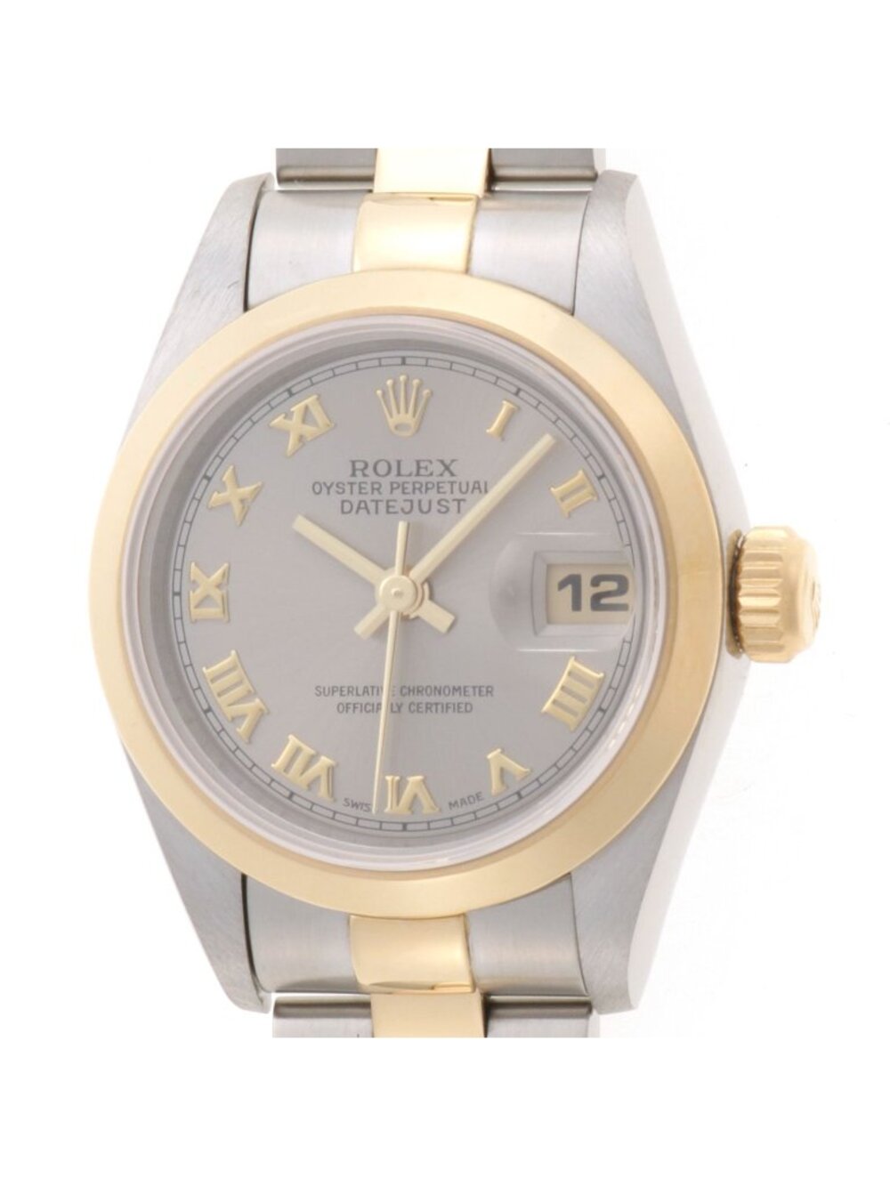 Rolex Datejust 26 Oyster Bracelet Watch 18k Yellow Gold 18k SS Stainless Steel